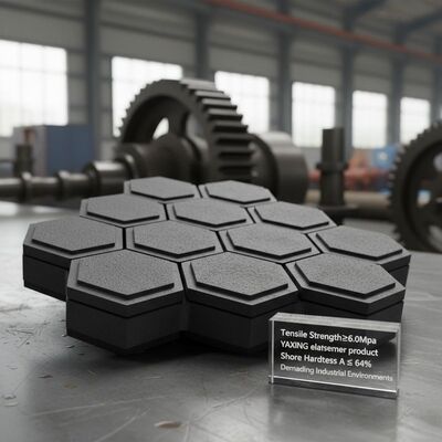 Tensile Strength≥6.0Mpa YAXING elastomer product offering Shore Hardness A below 64 percent designed for demanding industrial environments