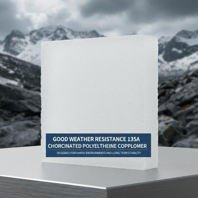 Good Weather Resistance 135A Chlorinated Polyethylene Copolymer Designed for Harsh Environments and Long Term Stability